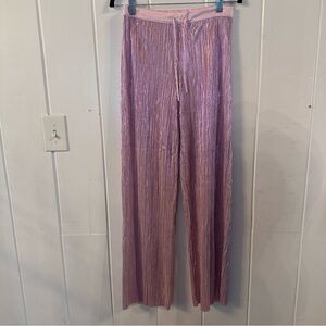 Victoria's Secret Pink and Silver Lounge Pants